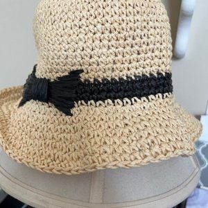 Kate Spade Straw bucket hat one size